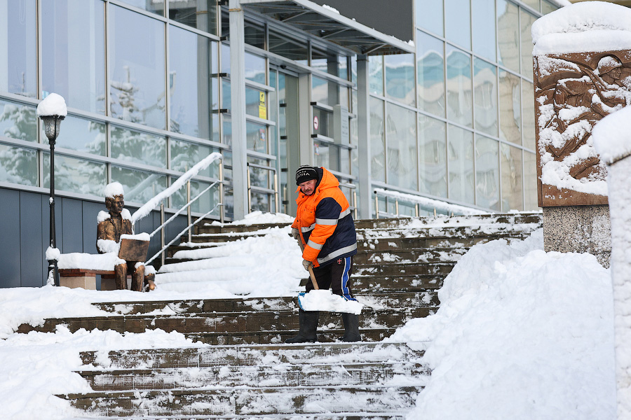 Хаос под белым покрывалом: как выглядит утонувший в снегу Калининград (фото)