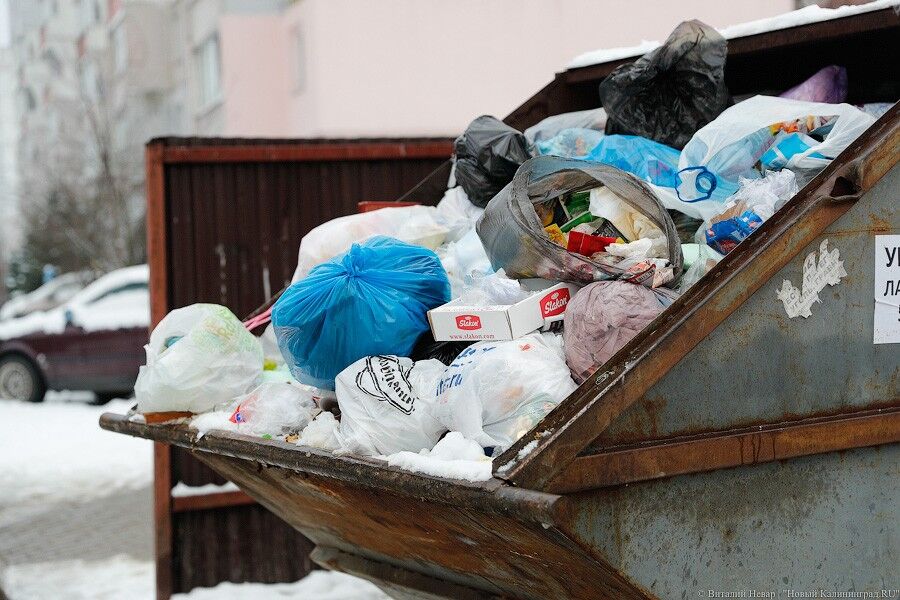 В Багратионовском районе за год вандалы украли, сломали и сожгли 70 мусорных контейнеров