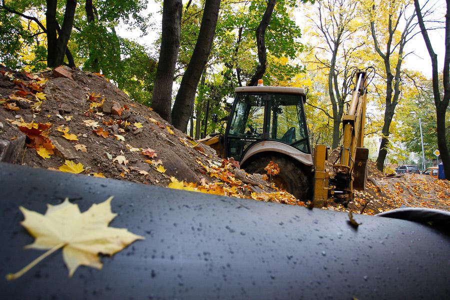 Бессель с ними: основание холма, где была Кенигсбергская обсерватория, срыли экскаваторы