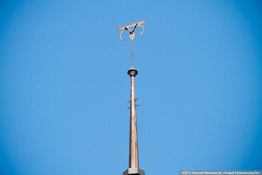 Заваренный вход и ажурные решетки: судьба кирхи в Знаменске после консервации