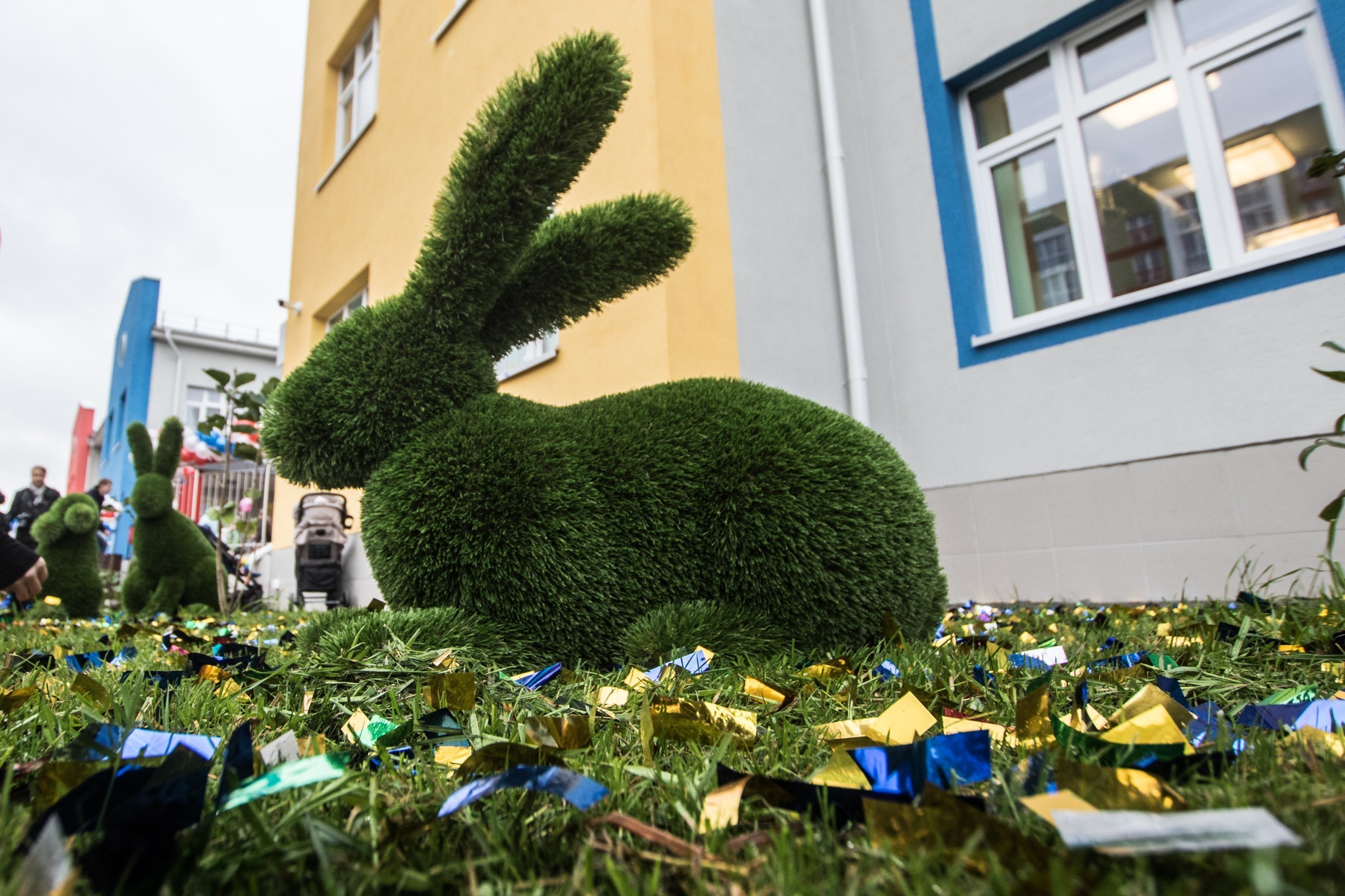 В погоне за зеленым кроликом: на ул. Карамзина открыли новый корпус детсада (фото)