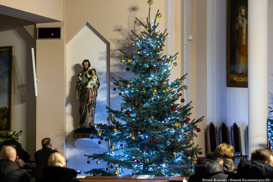 Навстречу Рождеству: как прошел католический сочельник в Калининграде (фото)