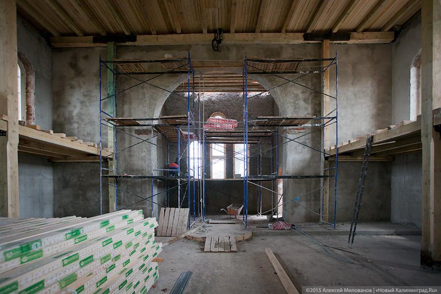 Гнездо преткновения: как проходит реставрация кирхи в Краснолесье