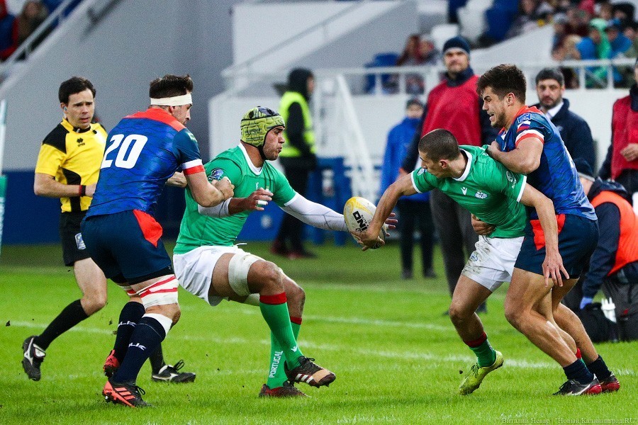 Россия — Португалия: как наши парни победили в матче Rugby Europe в Калининграде