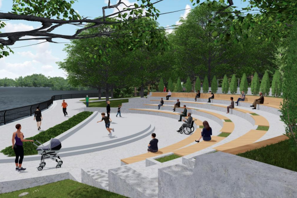 Власти Светлогорска опубликовали эскиз концепции благоустройства озера Тихого