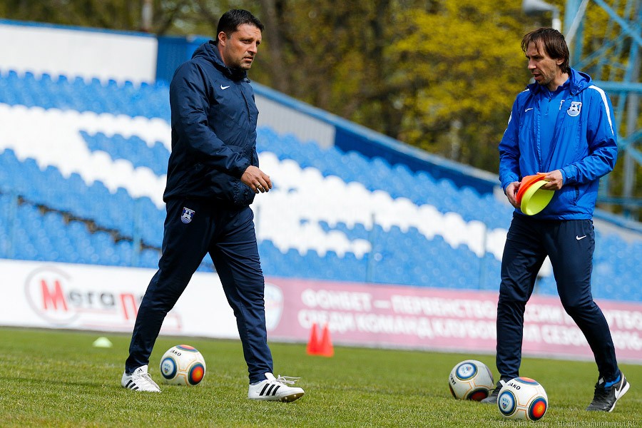 Нужна одна победа: открытая тренировка «Балтики» для СМИ и болельщиков