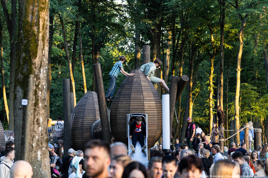 Яркая точка притяжения: как в Гурьевске открывали «Парк света» (фото)