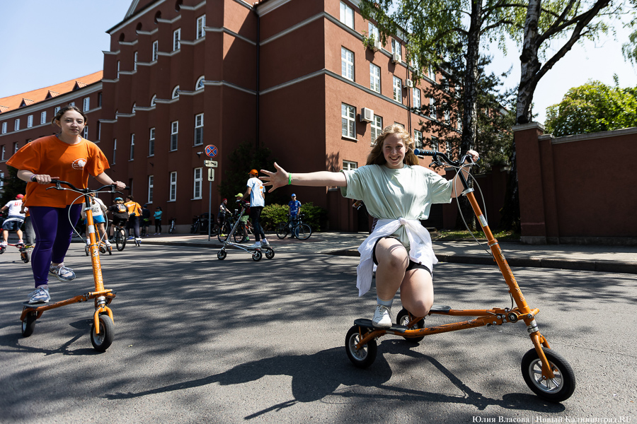 Катись оно всё: в Калининграде прошёл День колеса (фото)