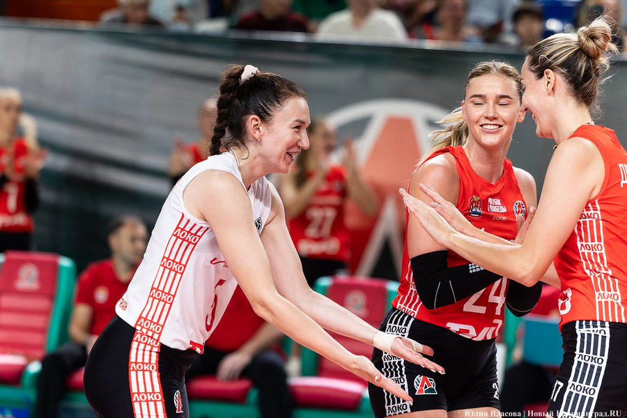 Первая победа в сезоне: в Калининграде «Локомотив» переиграл волейболисток из «Динамо-Краснодар» (фото)