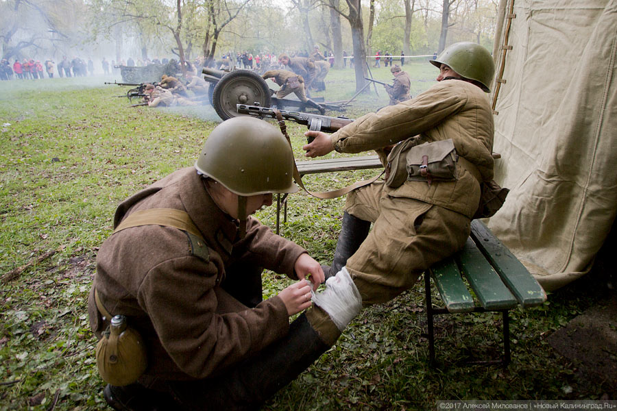 Холодный штурм: военно-историческая реконструкция в Калининграде