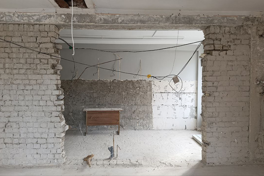 Власти рассказали о находках во время ремонта школы в Светлогорске