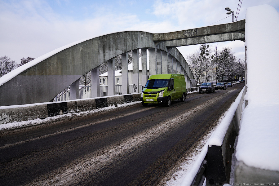 Власти Калининграда выделили 49 млн рублей на уход за мостами