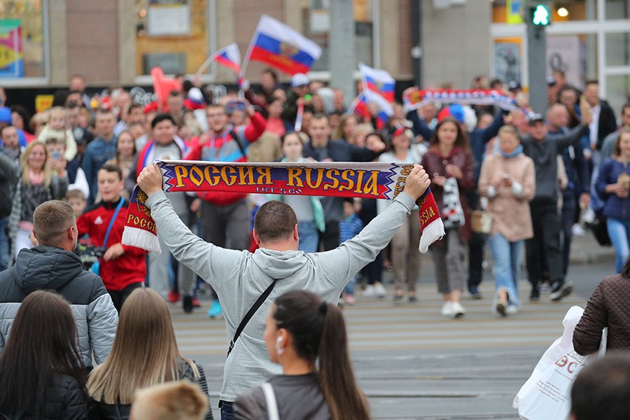 Усы победы: как Калининград болел и радовался за сборную России (фото)