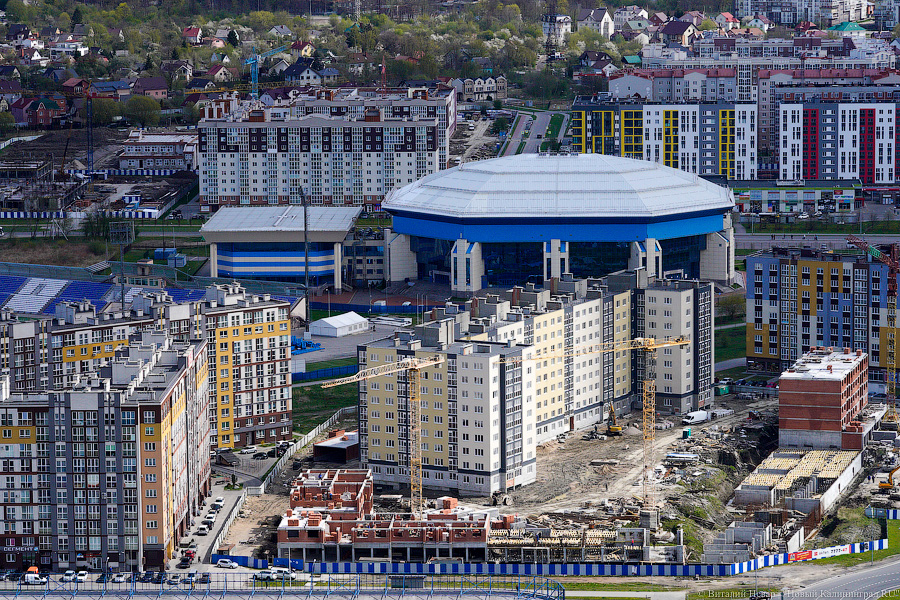 Пробки с воздуха: как прошла генеральная репетиция парада в Калининграде (фото)