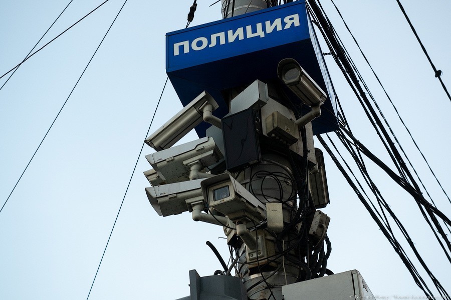 Гусевские полицейские задержали вандалов, повредивших камеры «Безопасного города»