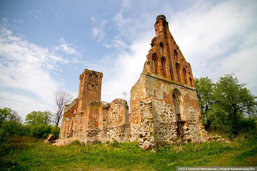 Кирха Святой Барбары в 2013 году. Фото: Алексей Милованов / Новый Калининград