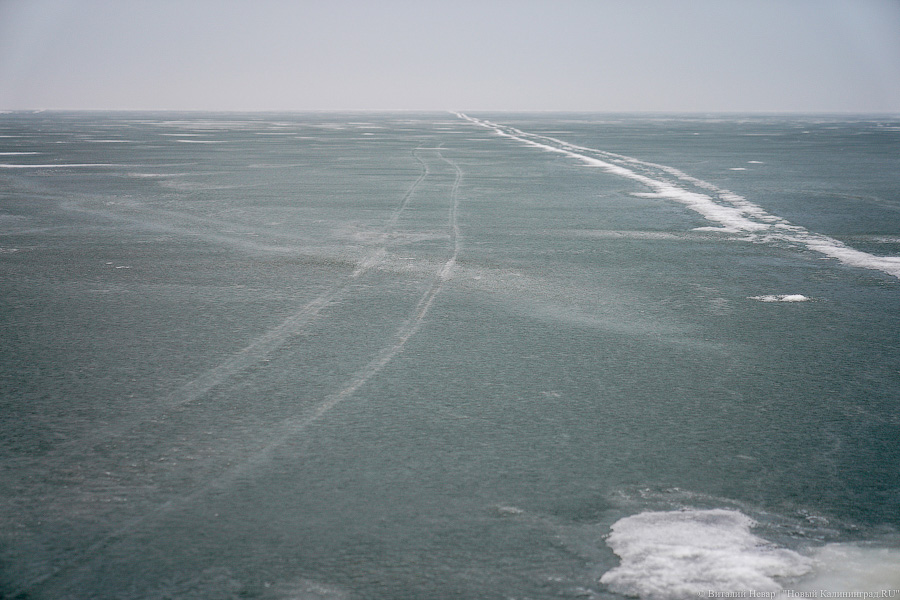 МЧС предупреждает о разрушении льда на Калининградском и Куршском заливах