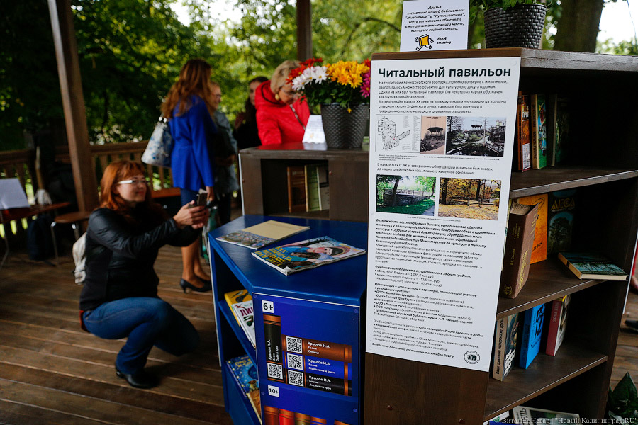 Книги, звери, люди: в Калининградском зоопарке открыли читальный павильон