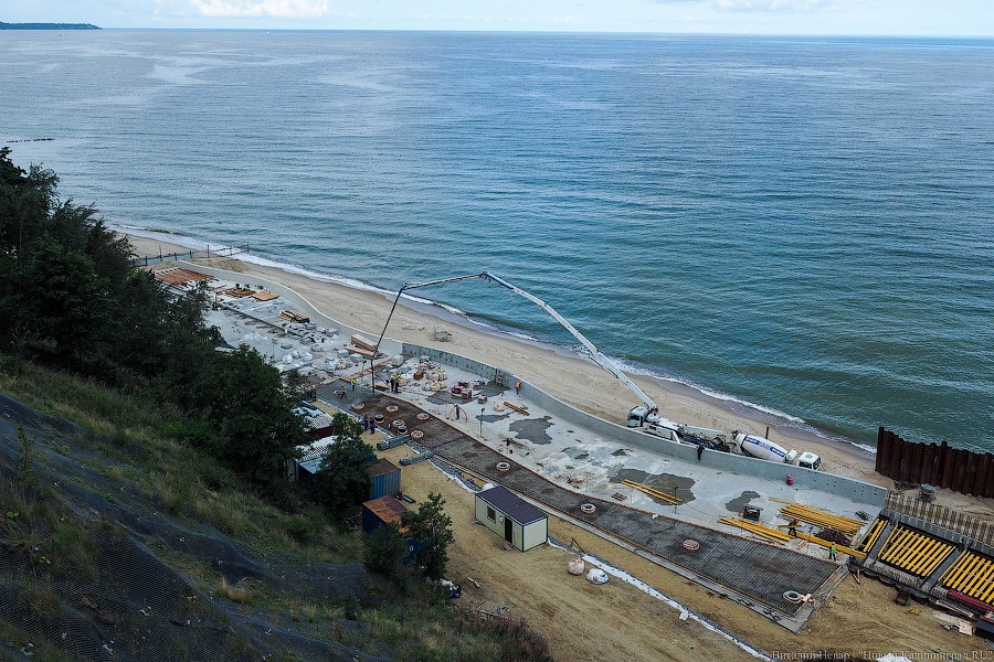 Сокращение отставания: новый променад в Светлогорске стал похож на променад