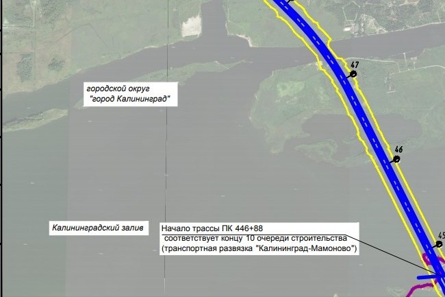 Власти резервируют землю под Калининградом для строительства моста через залив