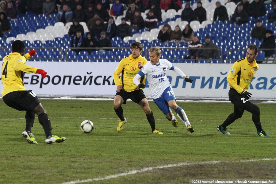 «Отмороженные части»: первый весенний матч «Балтики»