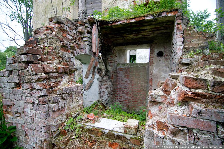 Газ и кости: в кирхе 15-го века в Зеленополье рушатся стены и исчезают захороненные останки