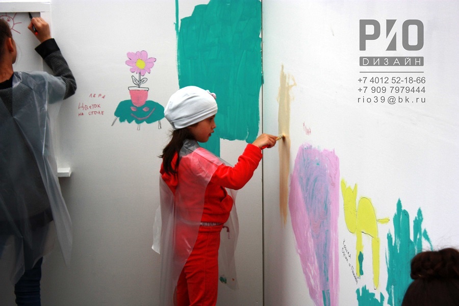 Дети Калининграда освоили новую профессию дизайнера интерьера!