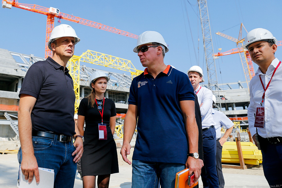 Жаркий визит: ход строительства объектов ЧМ-2018 проинспектировала FIFА
