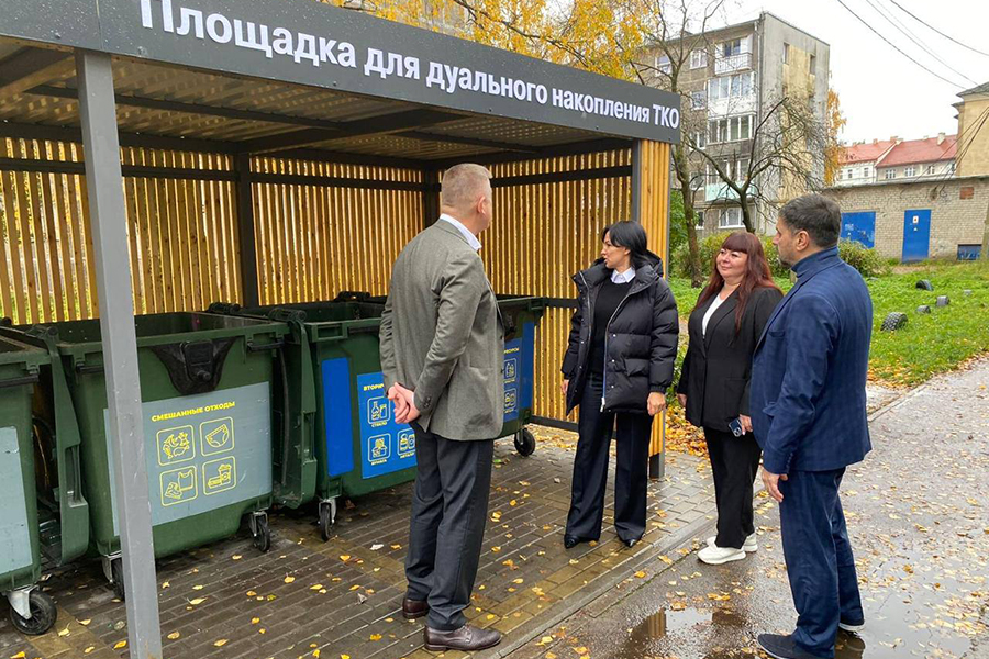 Минприроды: в Советске проходит эксперимент по дуальному сбору мусора (фото)