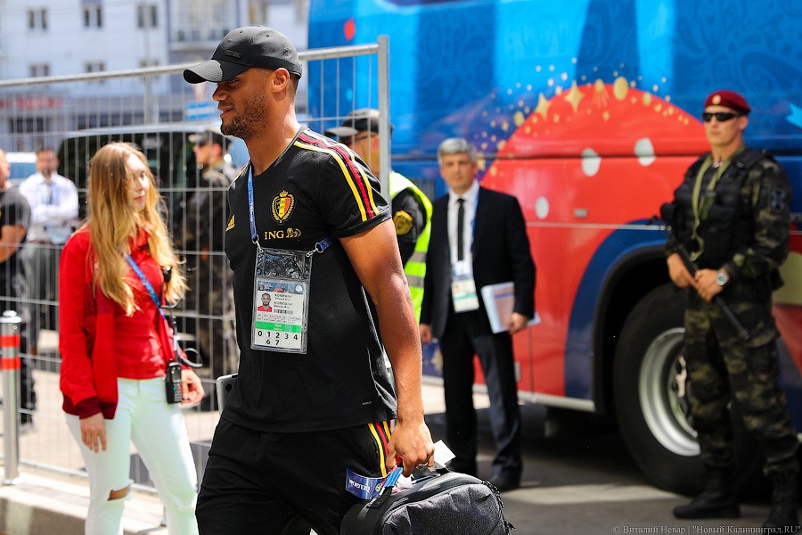 Компани, де Брёйне, Феллайни и тот самый Анри: сборная Бельгии в городе (фото)