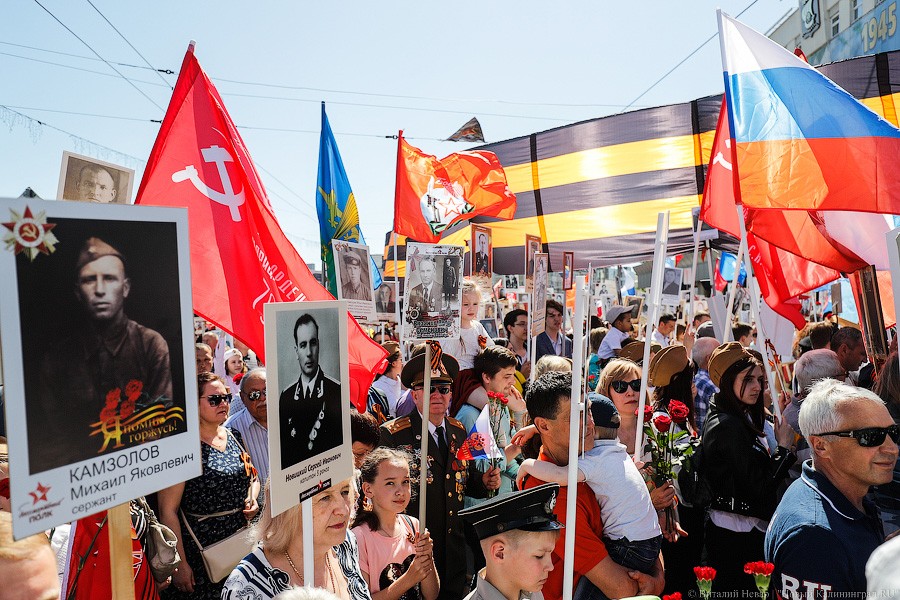 Ради мира на земле: шествие «Бессмертного полка» в Калининграде (фото)