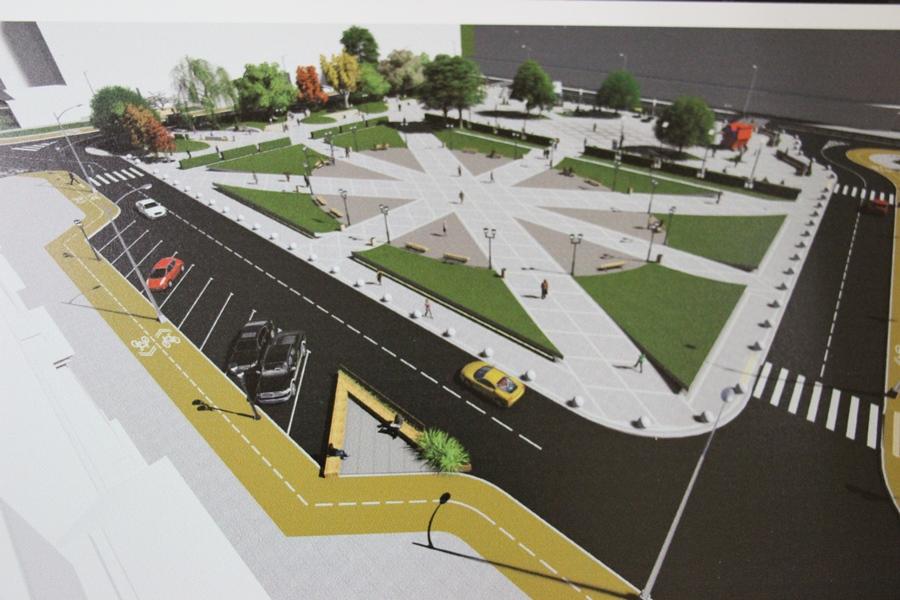 Проект сквера на Ленинском проспекте. Фото предоставлено администрацией Калининграда