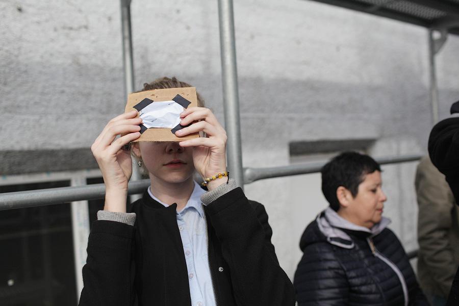 Облачно, с прояснениями: как прошло солнечное затмение в Калининграде (фото)