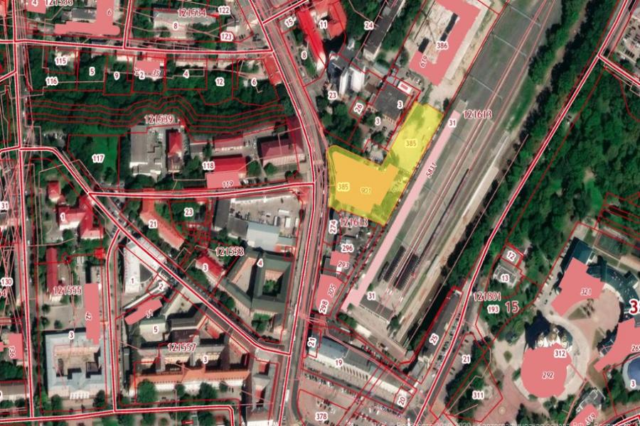 Скриншот публичной кадастровой карты