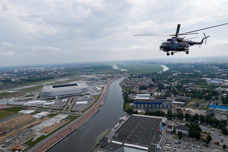 Первым делом вертолеты: генеральная репетиция «воздушного» парада над Калининградом