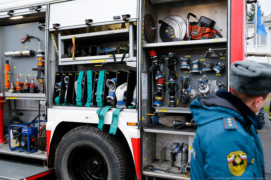 МЧС: пожар в Багратионовске потушили