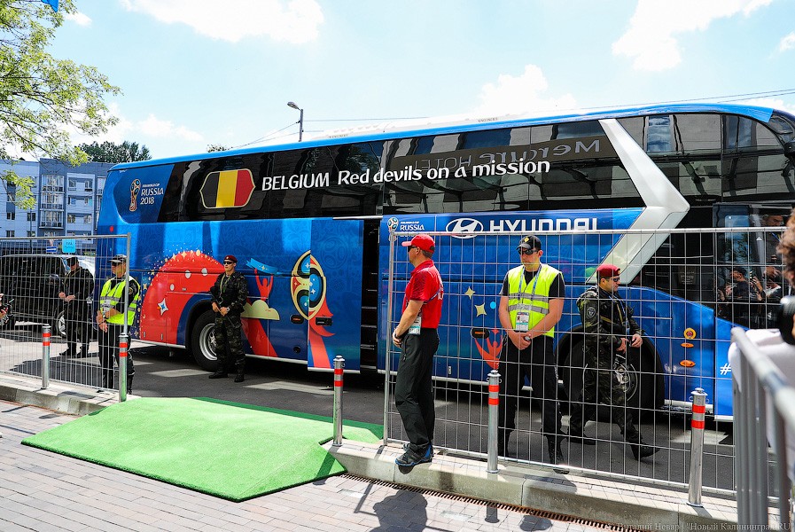 Компани, де Брёйне, Феллайни и тот самый Анри: сборная Бельгии в городе (фото)