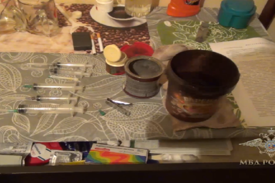 УМВД: в Калининграде ликвидировали дезоморфиновый наркопритон (видео)
