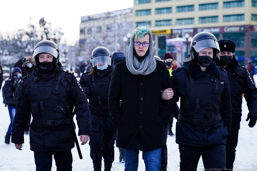 «И ты не бойся»: в Калининграде прошла новая акция в поддержку Навального (фото)