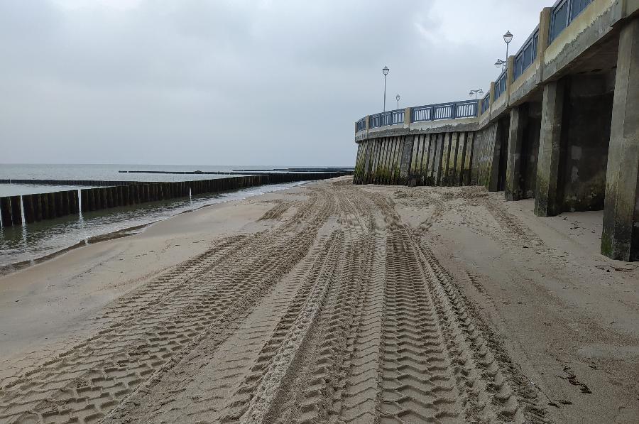 Отставание работ по укреплению берега в Светлогорске увеличилось до четырех месяцев