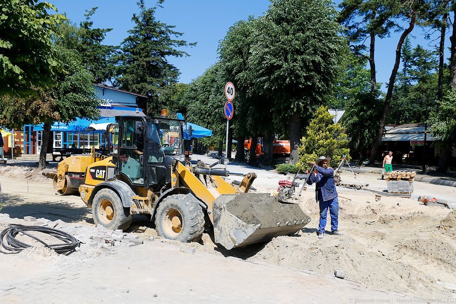 Курорт наизнанку: в Светлогорске наступил разгар ремонтного сезона