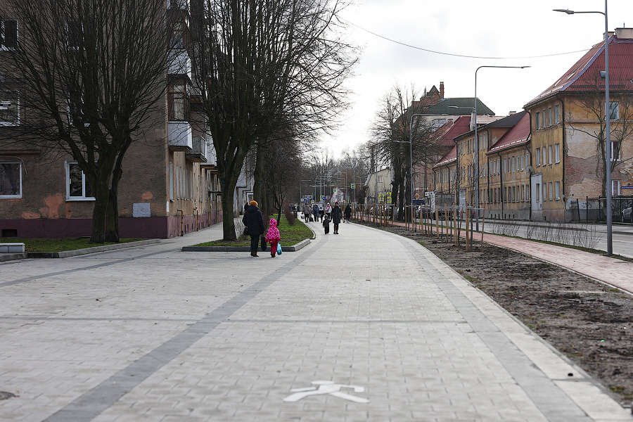 Сложная международная ситуация: как в Калининграде отремонтировали ул. Павлика Морозова (фото)