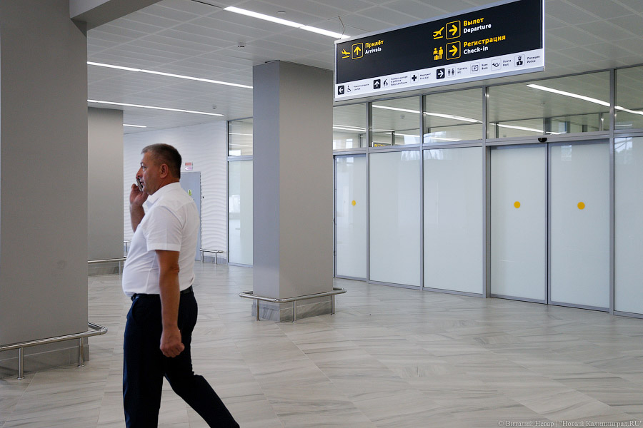 Новый терминал «Храброво» начал принимать международные рейсы