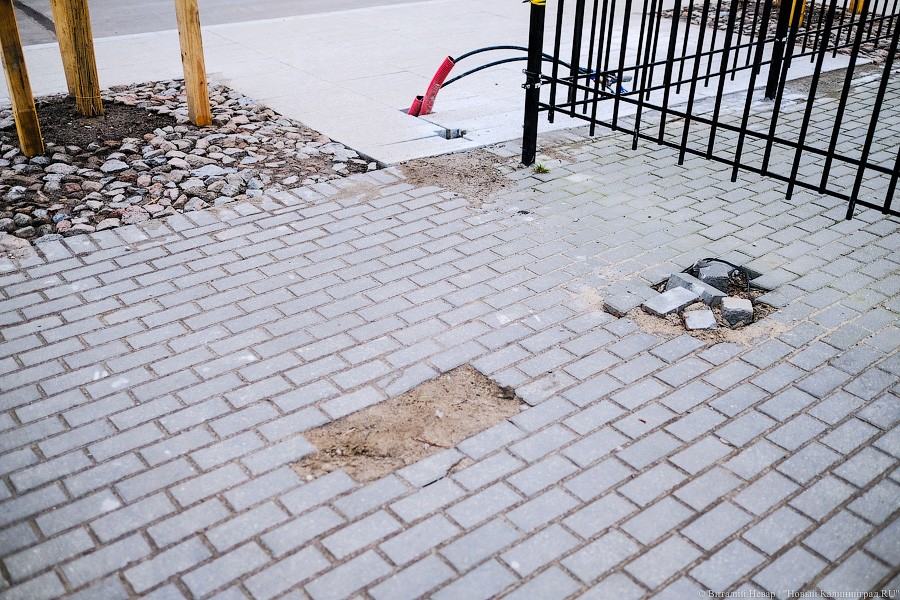 Плитка на плитке: как выглядит центр Зеленоградска во время реконструкции (фото)