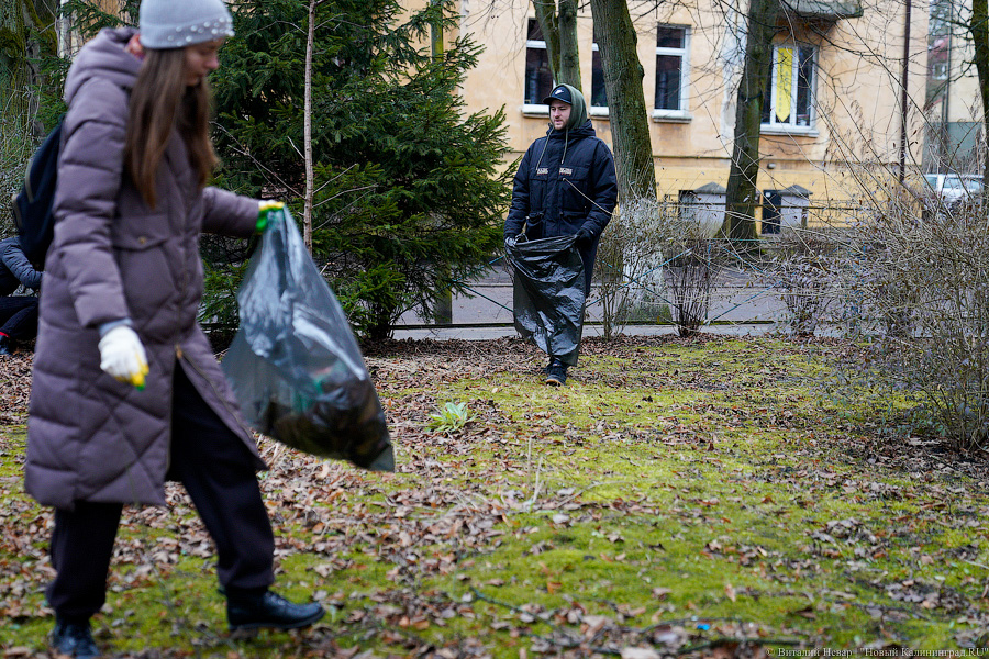 Теория целых окон: волонтеры пытаются спасти здание на Расковой с помощью уборки (фото)