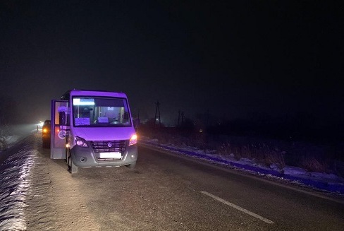 В Гурьевском округе под колёса маршрутки попали два подростка