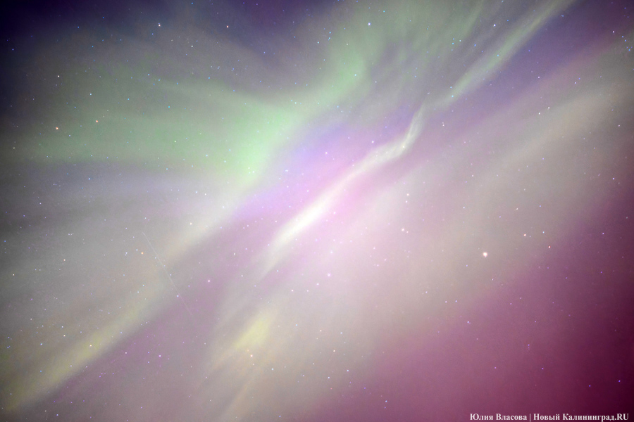 Дар Солнца: северное сияние над Калининградской областью (фото)