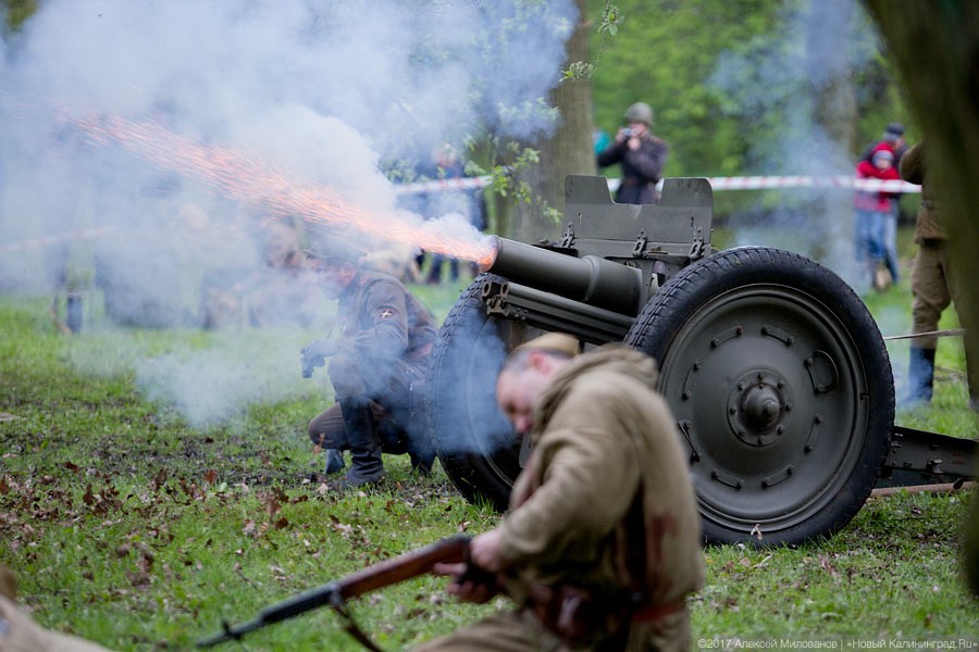 Холодный штурм: военно-историческая реконструкция в Калининграде