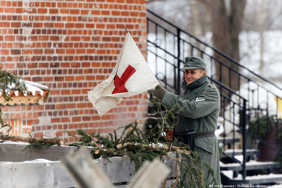 Ключ от железных ворот Кёнигсберга: как прошла реконструкция штурма Лабиау (фото)