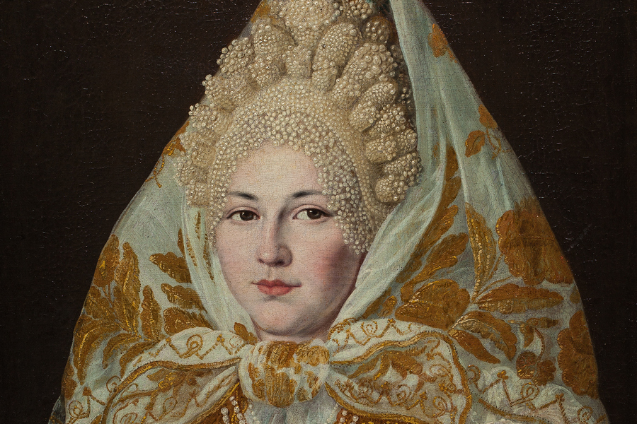 Фрагмент картины из собрания Государственного исторического музея